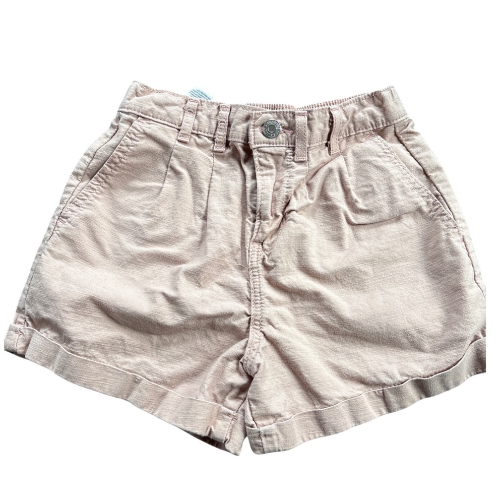 Signature by Levi Strauss Womens High Rise Pleated Cotton Shorts XS